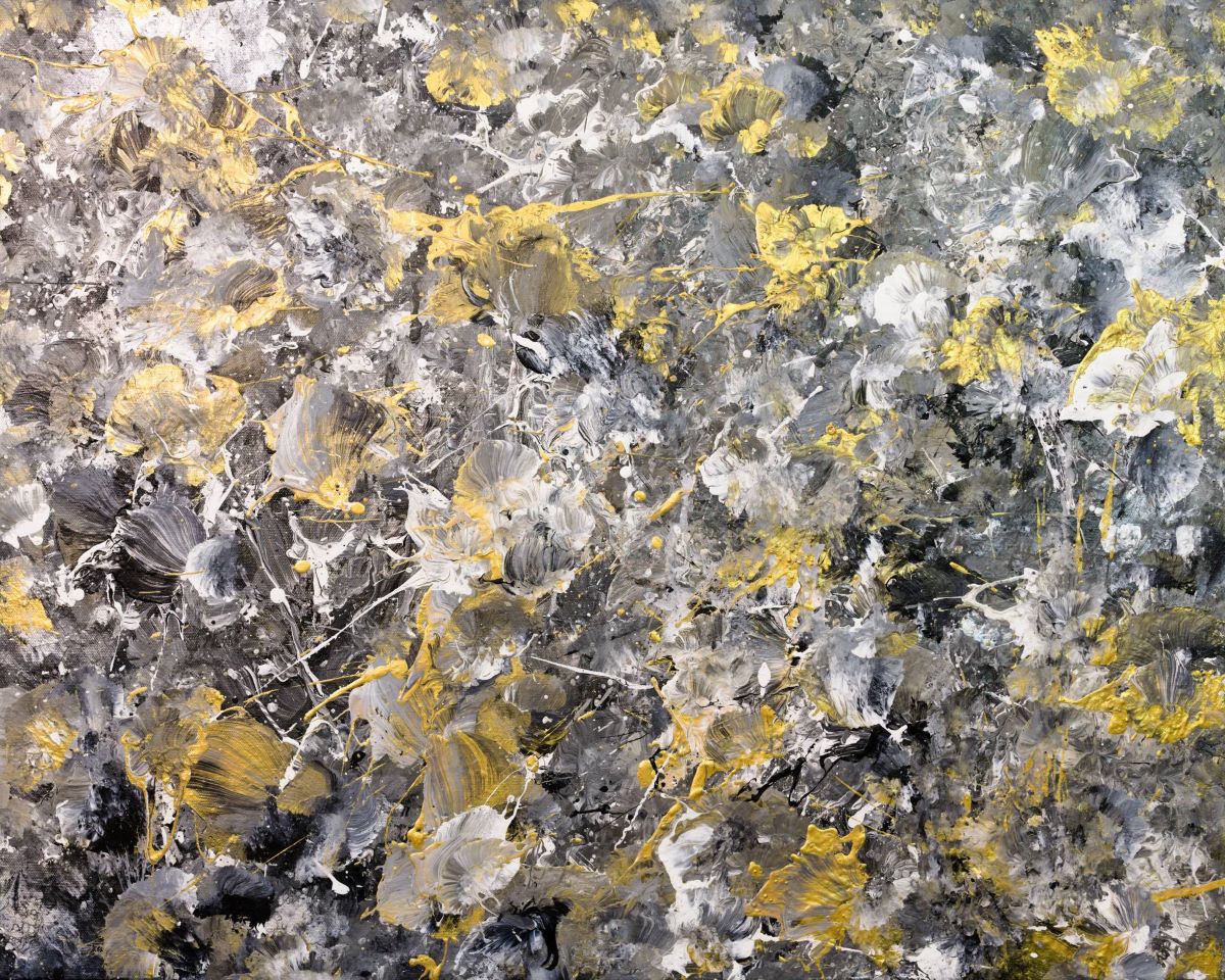 Gabrielle Yi-Wen Mar Clarity of Gold, 2024 Acrylic on Canvas, H. 61.0 ; W. 76.2 cm (H. 24 ; W. 30 in)